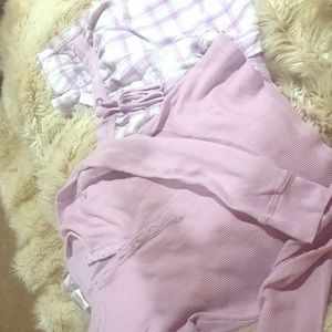Pajama set long sleeve shirt and long pants